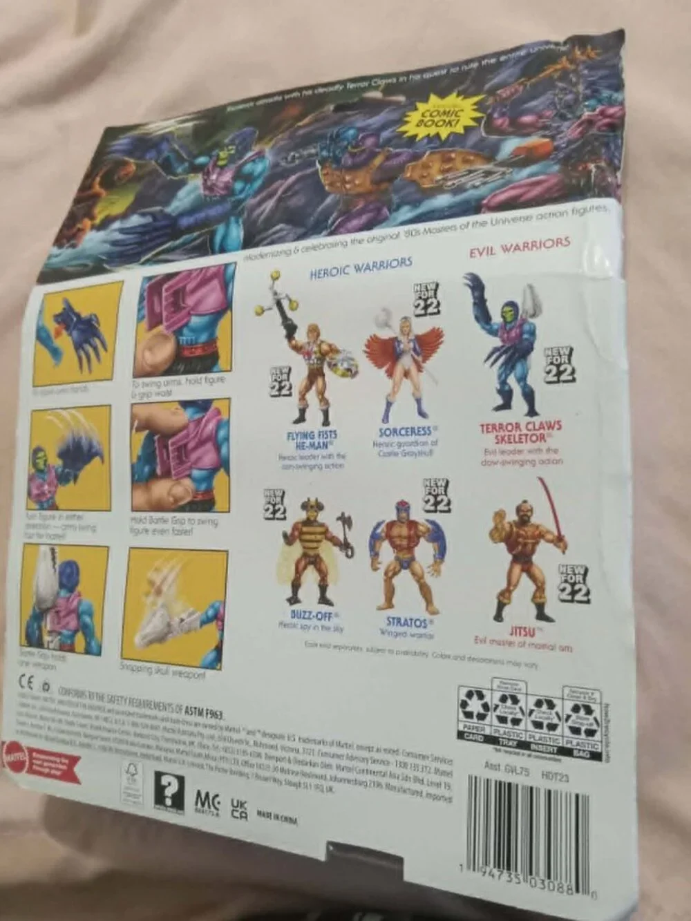 Masters Of The Universe, Skeletor, Terror Claws, Brand New, Sealed-